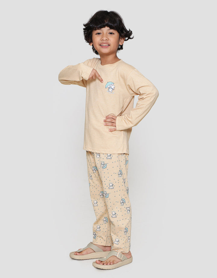 MxM Little M Anak Motif Bear Setelan Anak Laki-laki