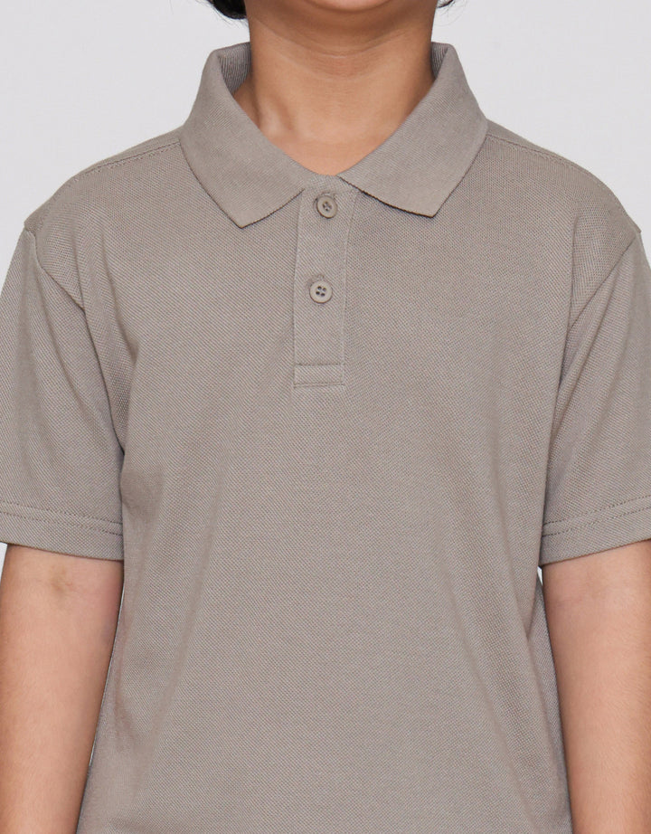 Little M Kerah Bsc Rib Kancing Kaos Anak Laki-laki