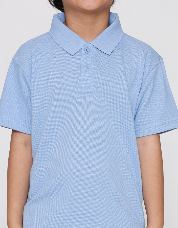 Little M Kerah Bsc Rib Kancing Kaos Anak Laki-laki