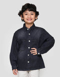Little M Wash Ktg Kanan Kiri Jaket Denim Anak Laki-laki