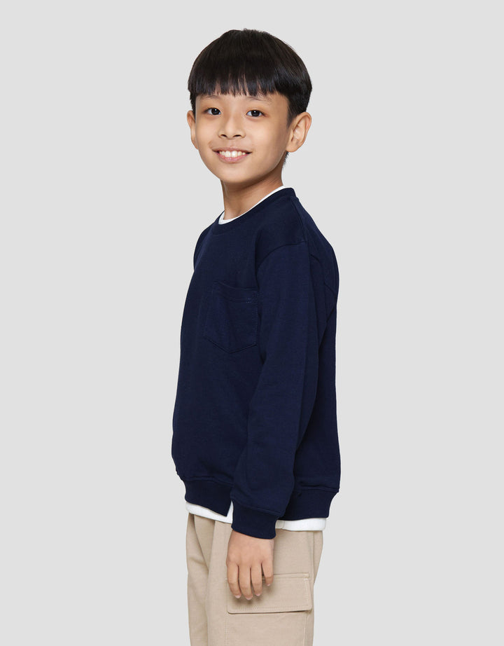 Little M Rib Roar Sweater Anak Laki-laki