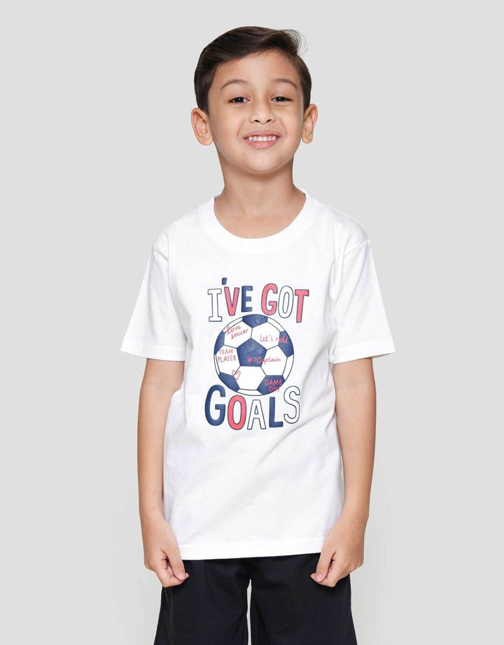 Little M Ive Got Goals Kaos Anak Laki-laki