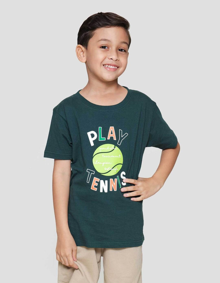 Little M Play Tennis Kaos Anak Laki-laki