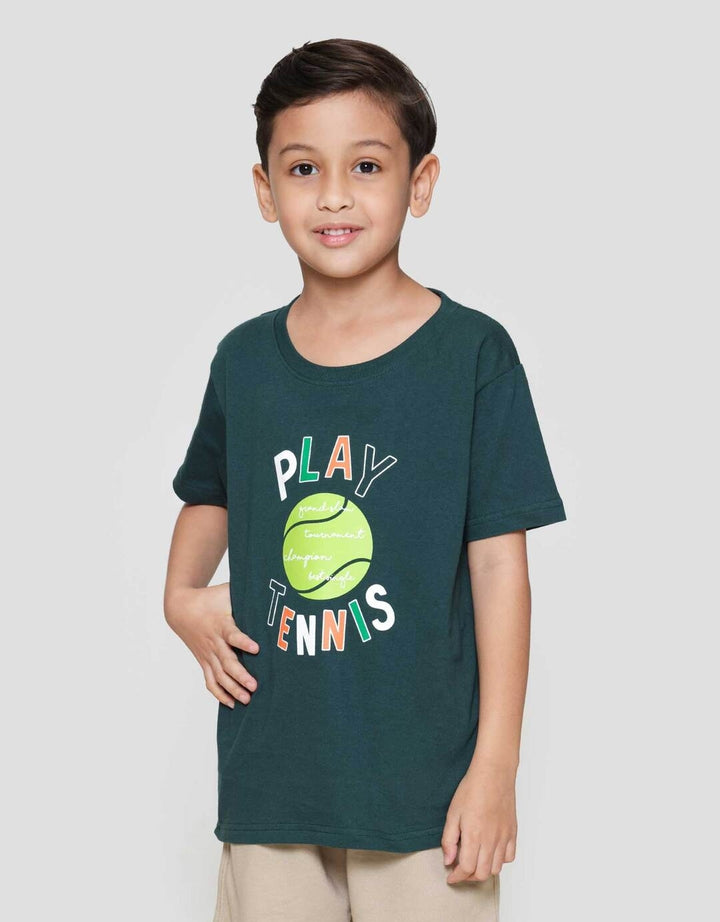 Little M Play Tennis Kaos Anak Laki-laki