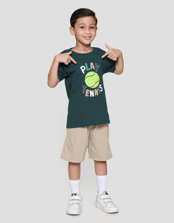 Little M Play Tennis Kaos Anak Laki-laki