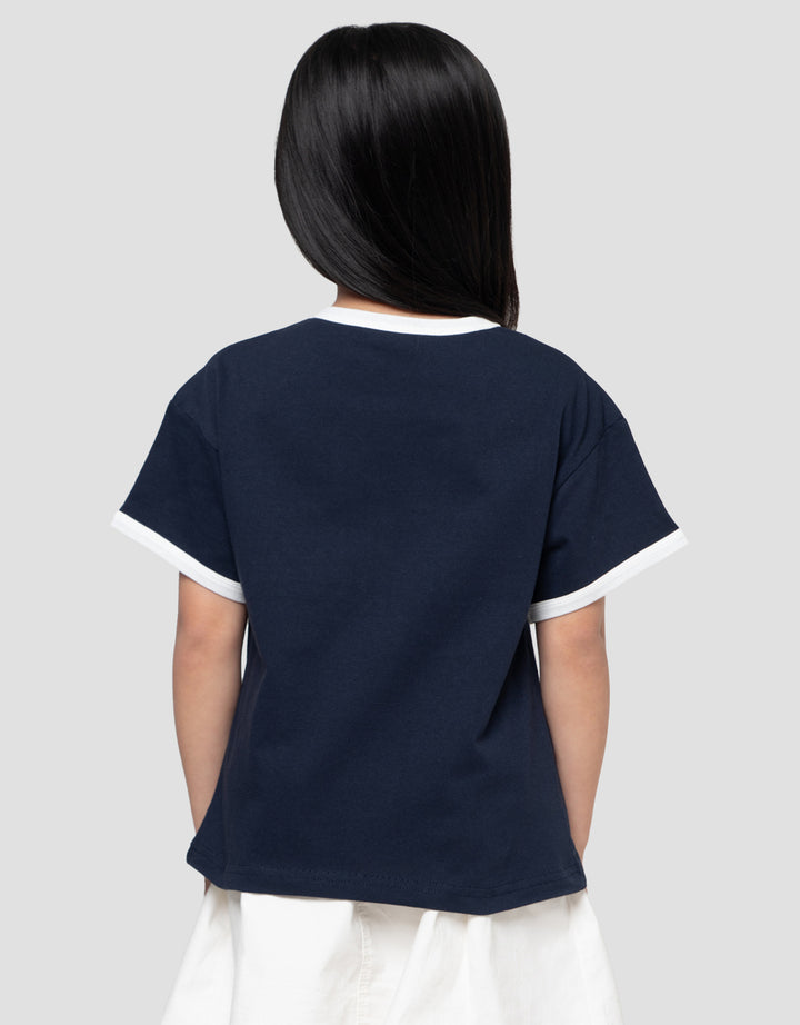 Little M Print Star Kaos Anak Perempuan