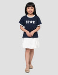 Little M Print Star Kaos Anak Perempuan