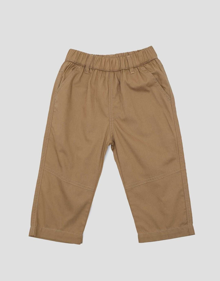 Little M Woven Poplin Basic Celana Panjang Bayi