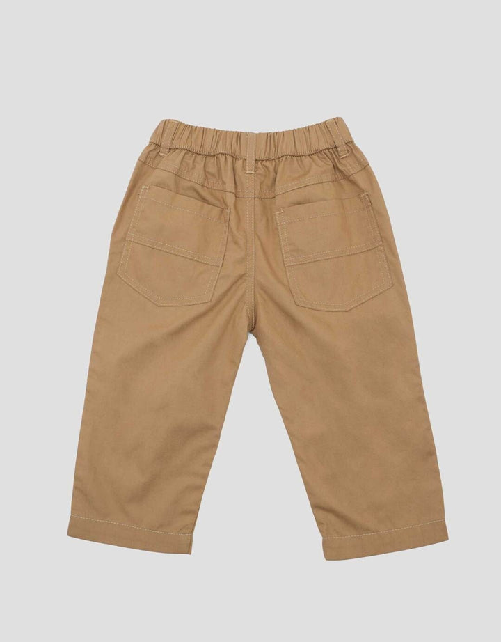 Little M Woven Poplin Basic Celana Panjang Bayi