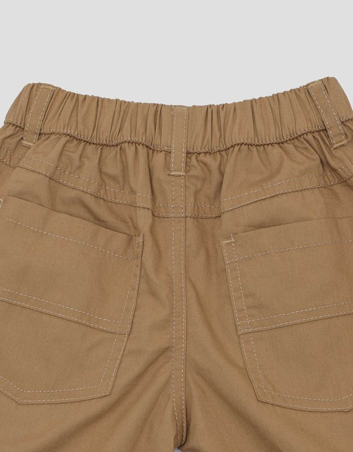 Little M Woven Poplin Basic Celana Panjang Bayi