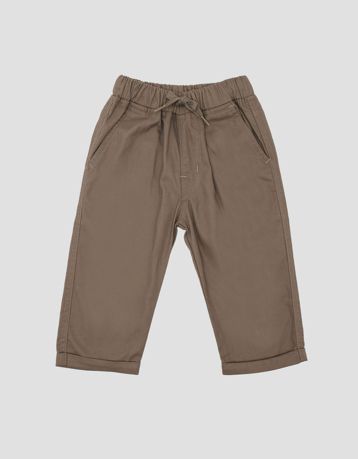 Little M Woven Pique Basic Celana Panjang Bayi