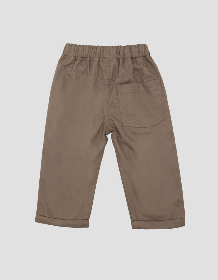 Little M Woven Pique Basic Celana Panjang Bayi