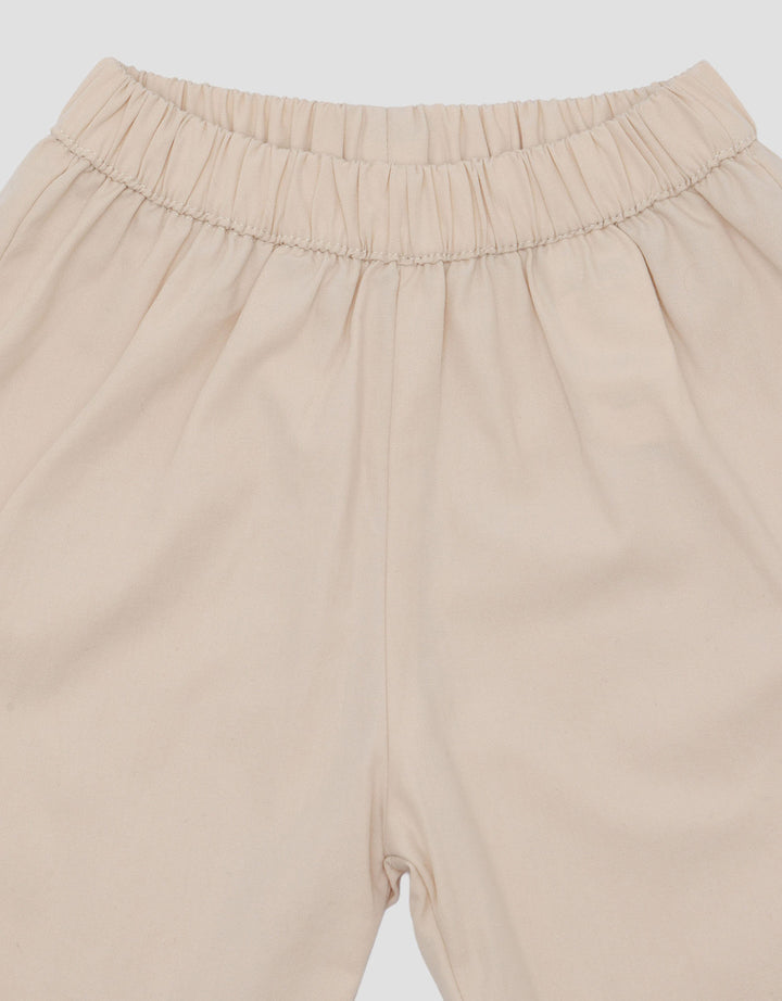 Little M Polo Woven Embro Truck Pakaian Setelan Bayi