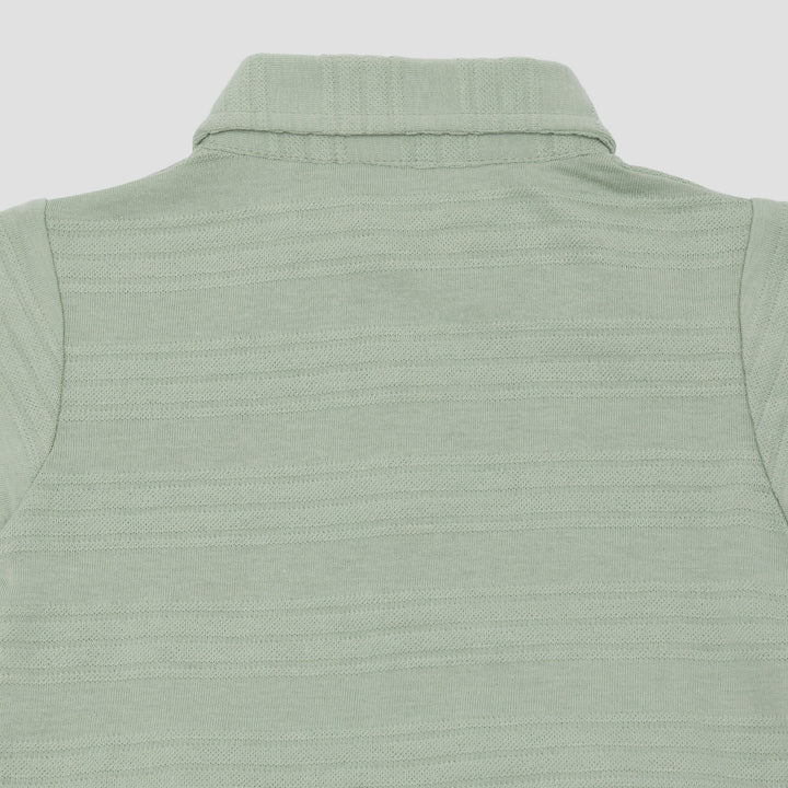 Little M Polo Woven Embro Truck Pakaian Setelan Bayi