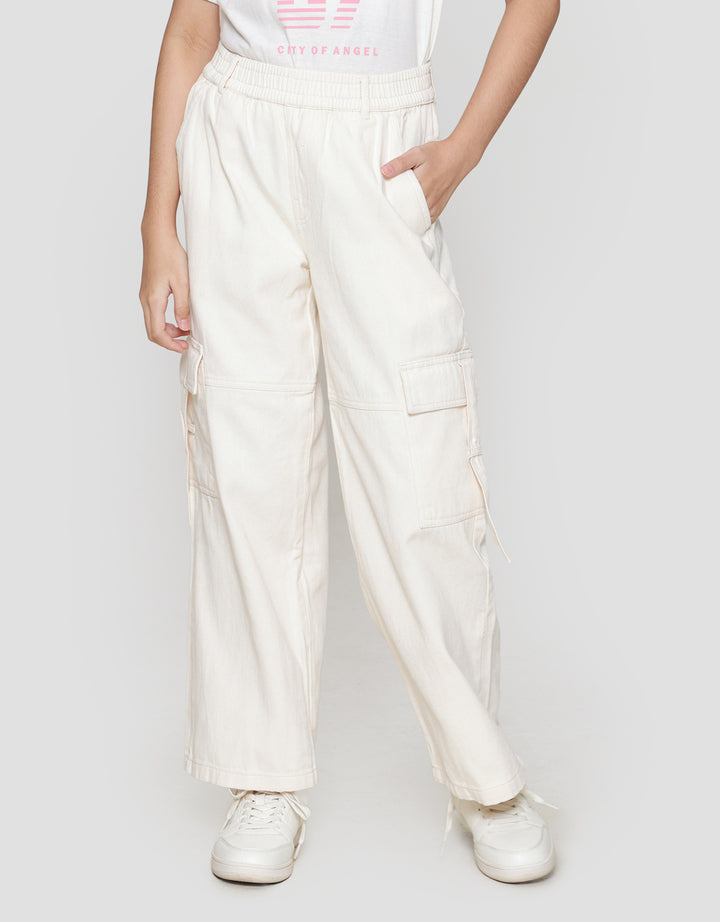 Nevada Paperbag Waist Celana Cargo Anak Perempuan