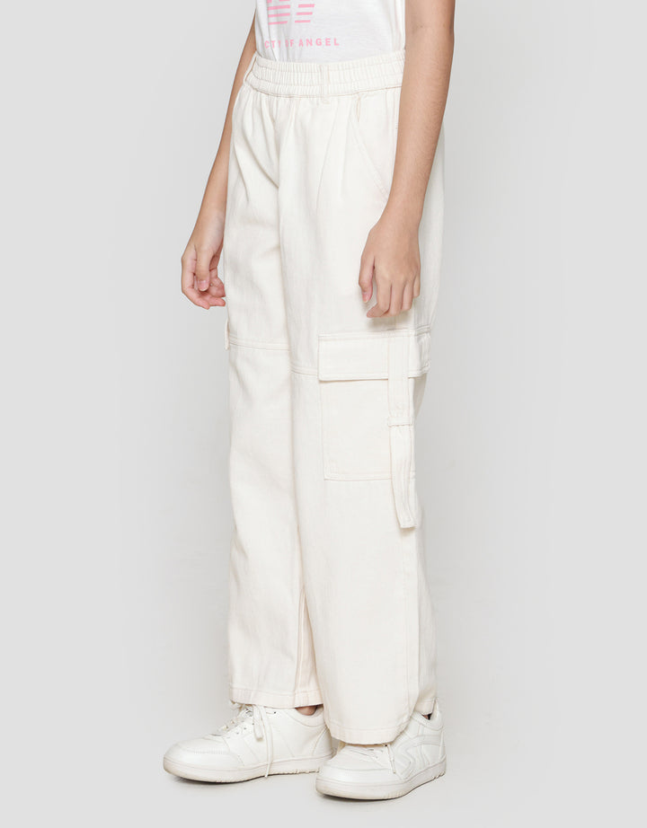 Nevada Paperbag Waist Celana Cargo Anak Perempuan