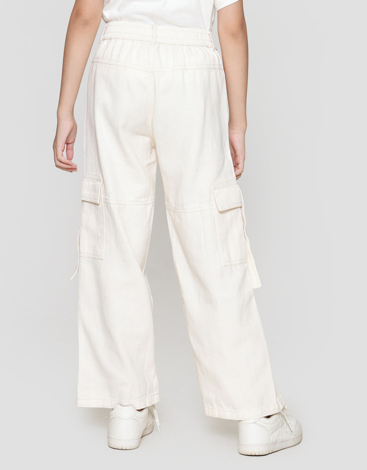 Nevada Paperbag Waist Celana Cargo Anak Perempuan