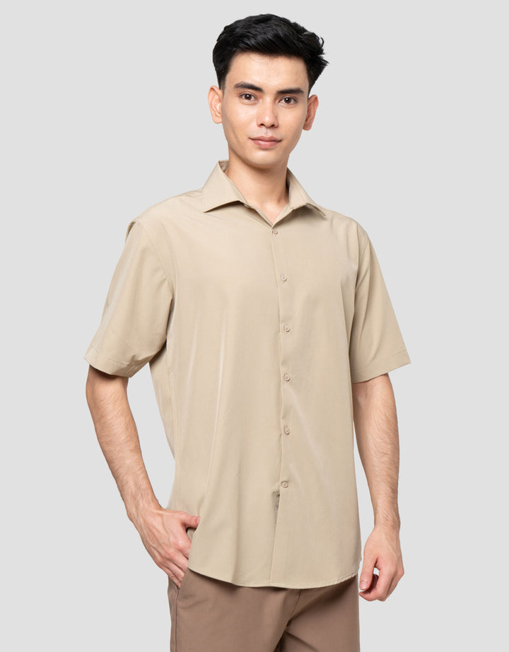 Cole Micro Stretch Fit Kemeja Pria