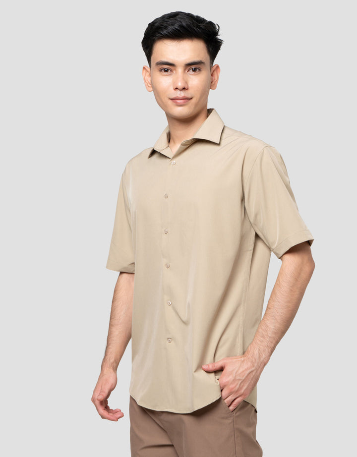 Cole Micro Stretch Fit Kemeja Pria