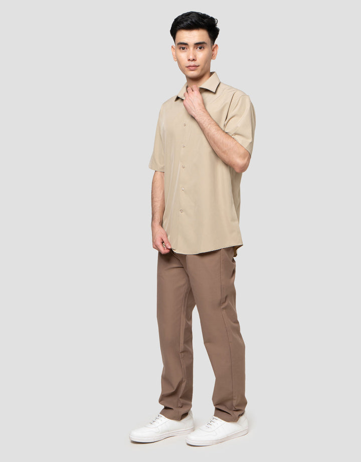 Cole Micro Stretch Fit Kemeja Pria