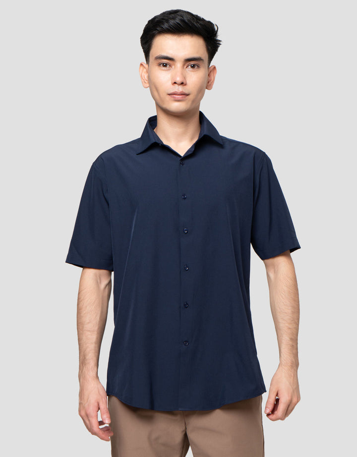 Cole Micro Stretch Fit Kemeja Pria