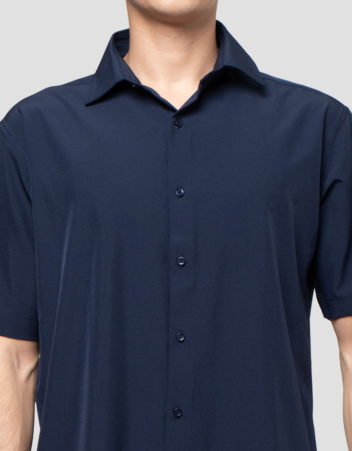 Cole Micro Stretch Fit Kemeja Pria