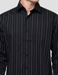 Cole Double Stripe Cotton Men's Long Sleeve Shirt