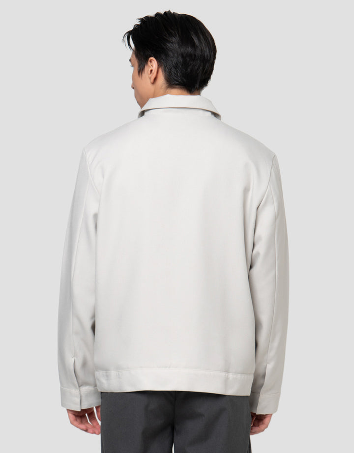 Cole Formal Twill Harrington Collar Jaket Pria