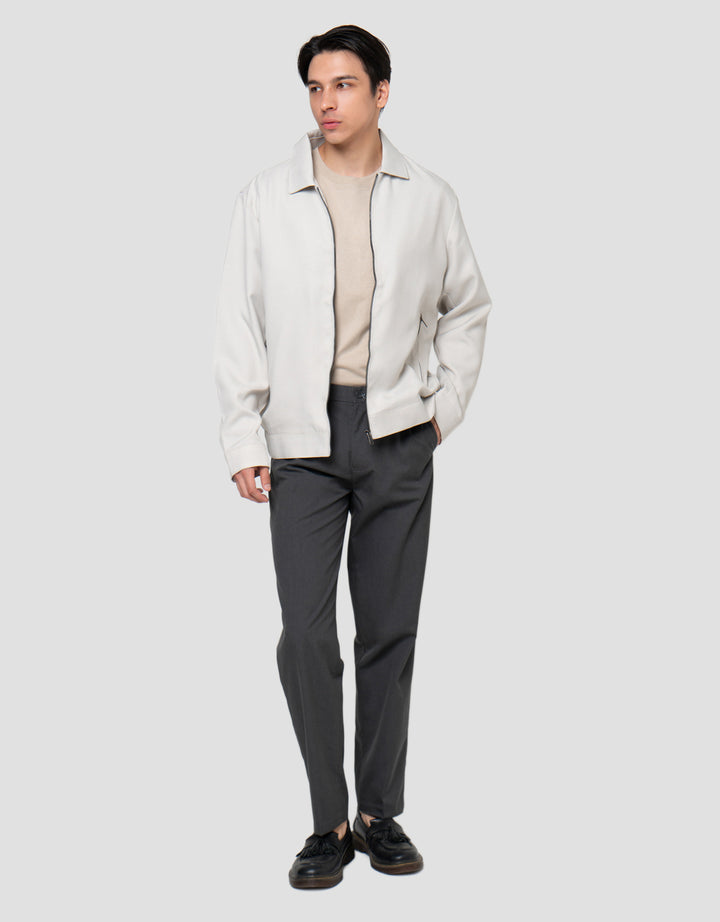 Cole Formal Twill Harrington Collar Jaket Pria