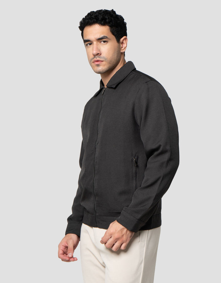 Cole Formal Twill Harrington Collar Jaket Pria
