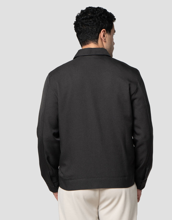 Cole Formal Twill Harrington Collar Jaket Pria