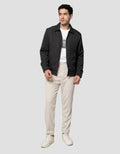 Cole Formal Twill Harrington Collar Jaket Pria