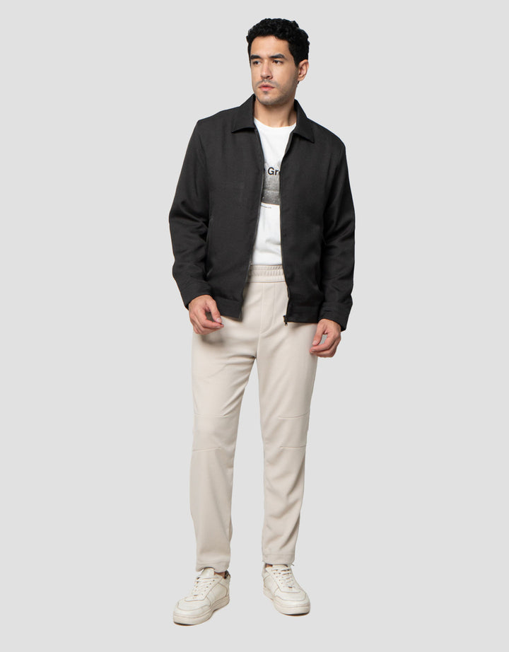 Cole Formal Twill Harrington Collar Jaket Pria
