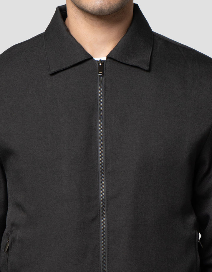 Cole Formal Twill Harrington Collar Jaket Pria