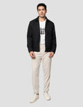 Cole Formal Twill Harrington Collar Jaket Pria