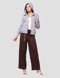 Nevada Reversible Jaket Hoodie Wanita