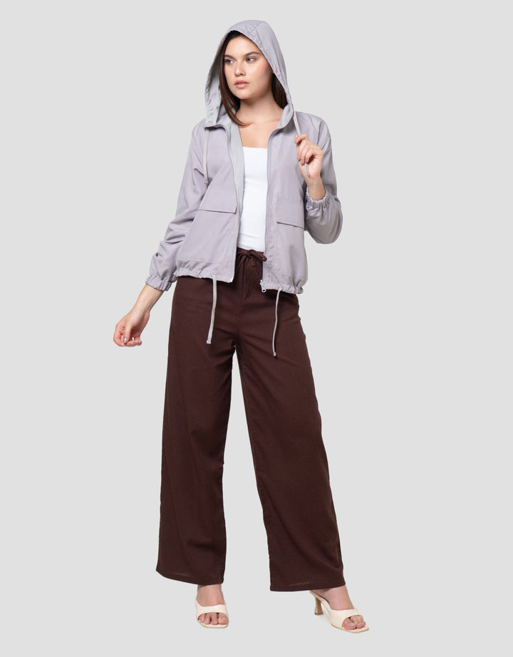 Nevada Reversible Jaket Hoodie Wanita