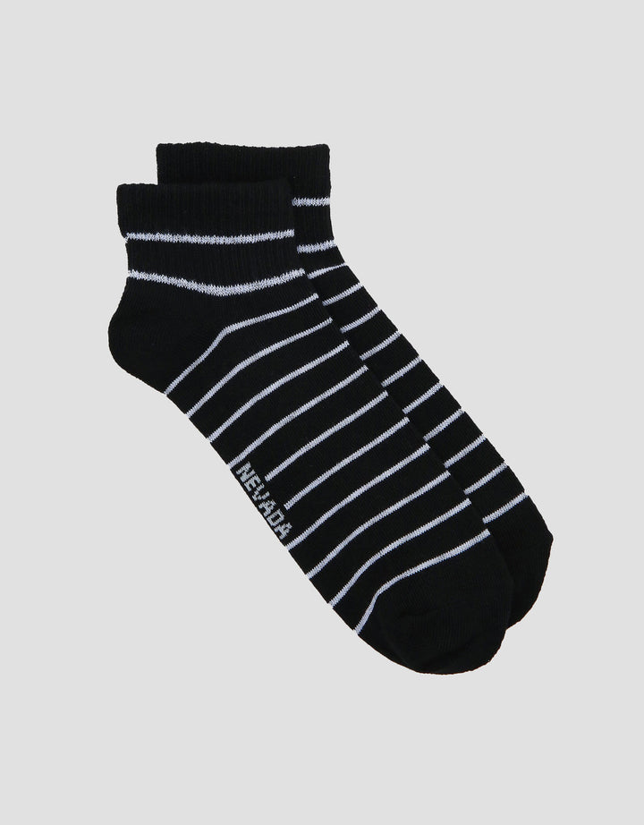 Nevada Ankle Full Stripe Kaos Kaki Wanita