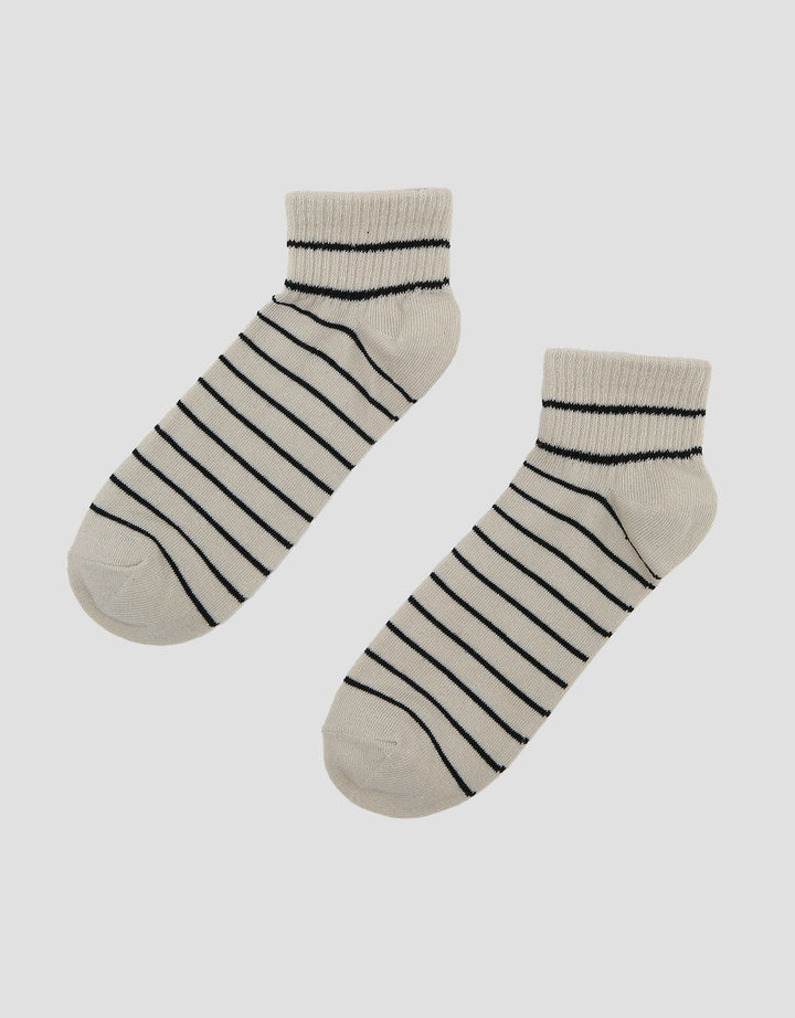 Nevada Ankle Full Stripe Kaos Kaki Wanita