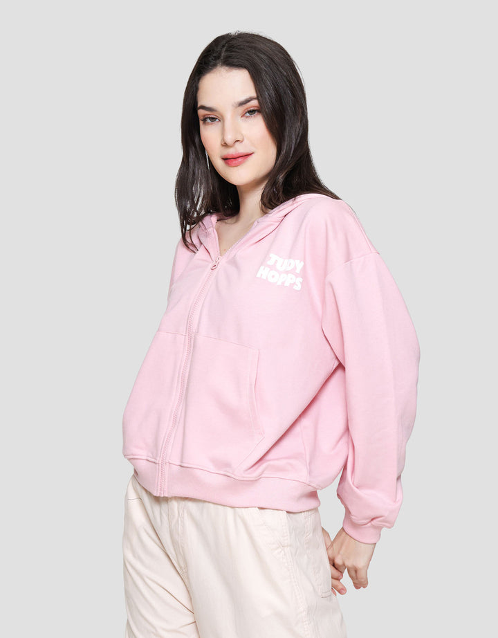 Disney Reg Zipper Print Zootopia Jaket Wanita