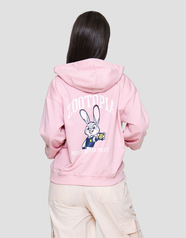 Disney Reg Zipper Print Zootopia Jaket Wanita