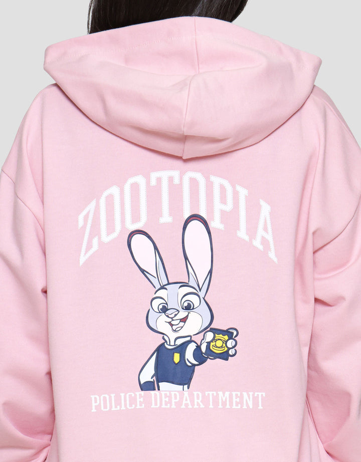 Disney Reg Zipper Print Zootopia Jaket Wanita