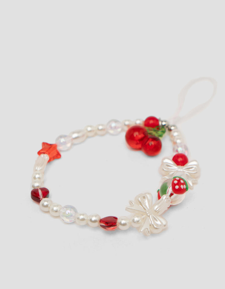 MxM Aksesoris Charm Mutiara Tali Handphone