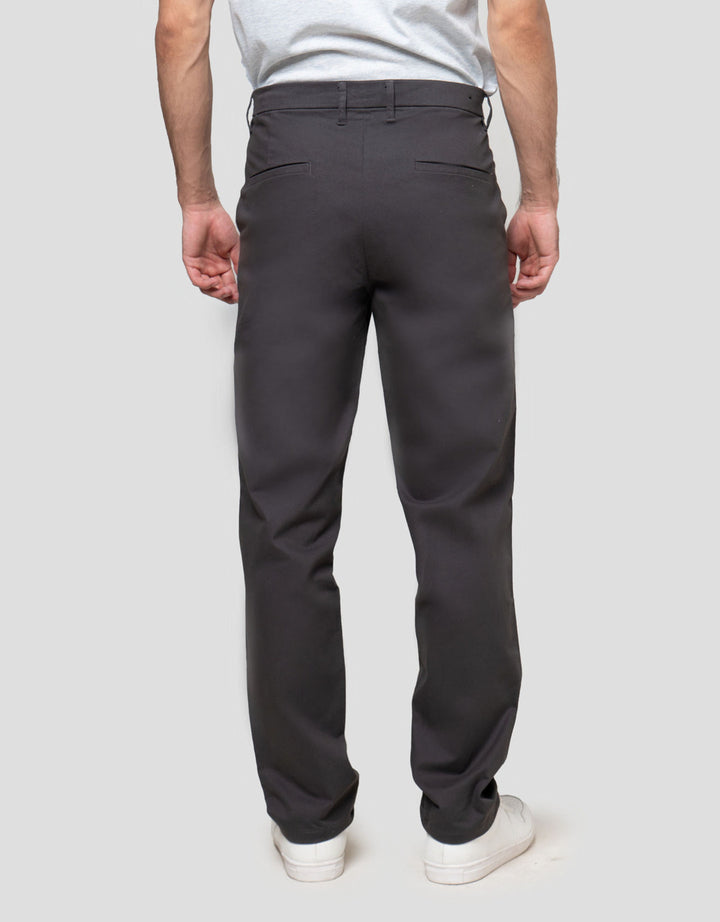 Aos Slim Twill Comfort Celana Chinos Pria