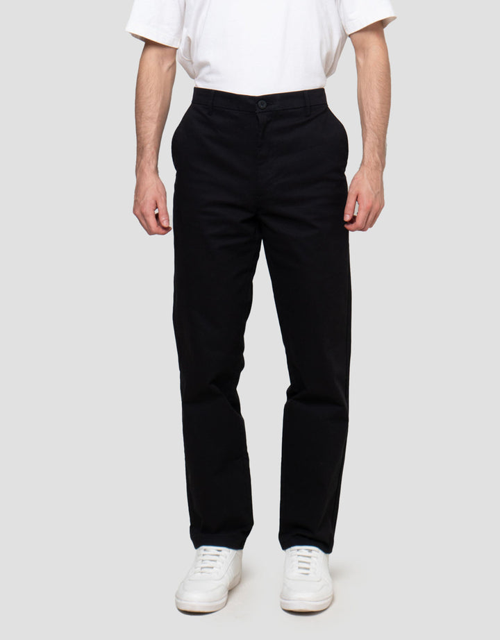 Aos Slim Twill Casual Celana Chinos Pria