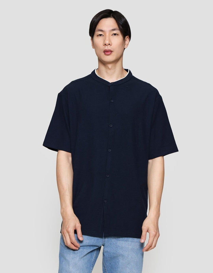 Aos Texture Simply Baju Koko Pria