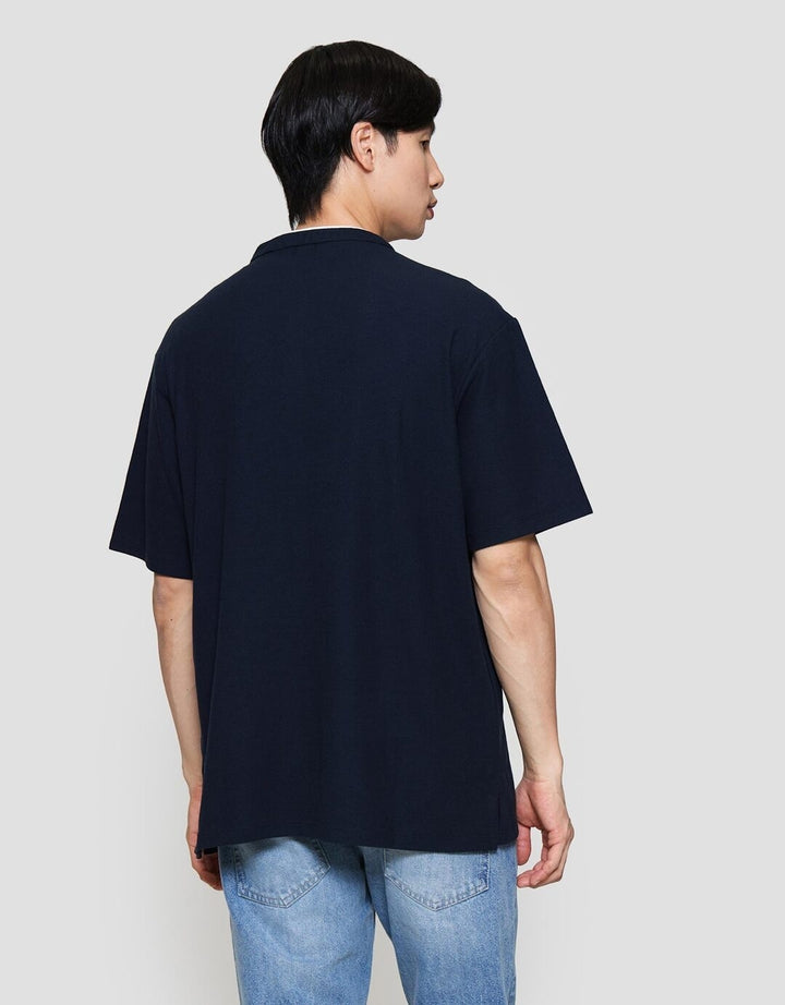 Aos Texture Simply Baju Koko Pria