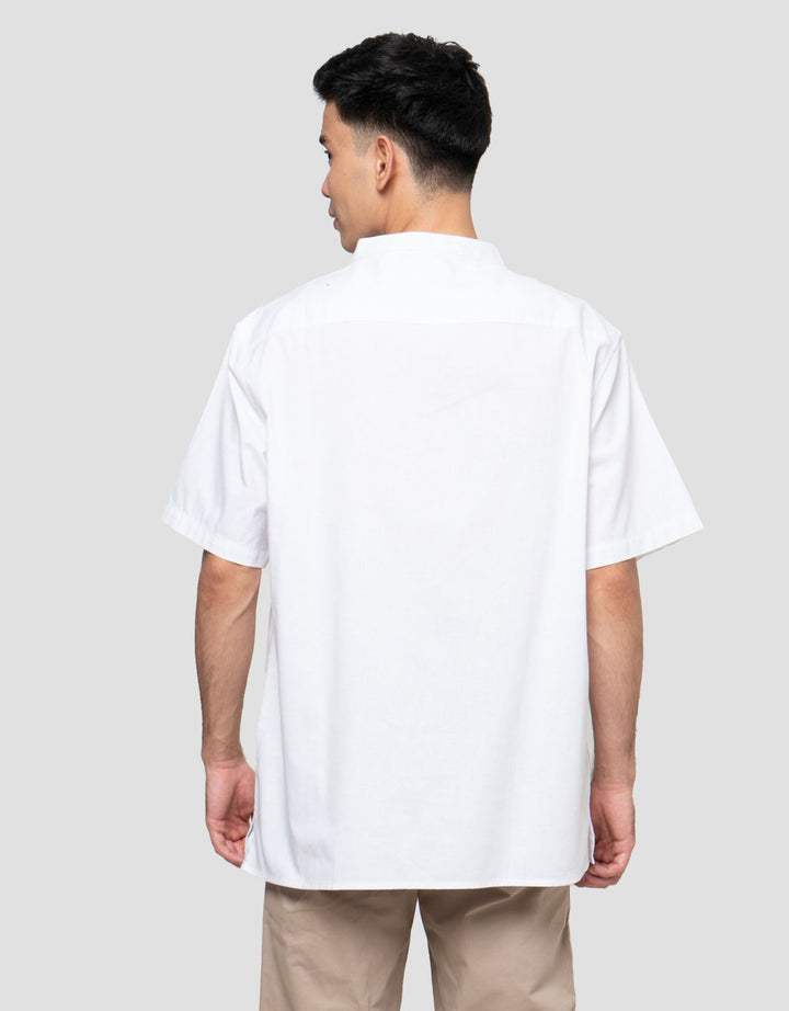 Aos Muslim 2026 Print Baju Koko Pria