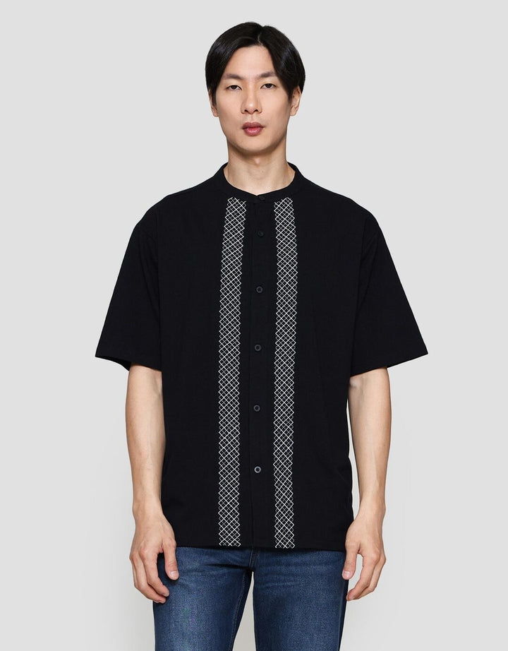 Aos Texture Embro Baju Koko Pria