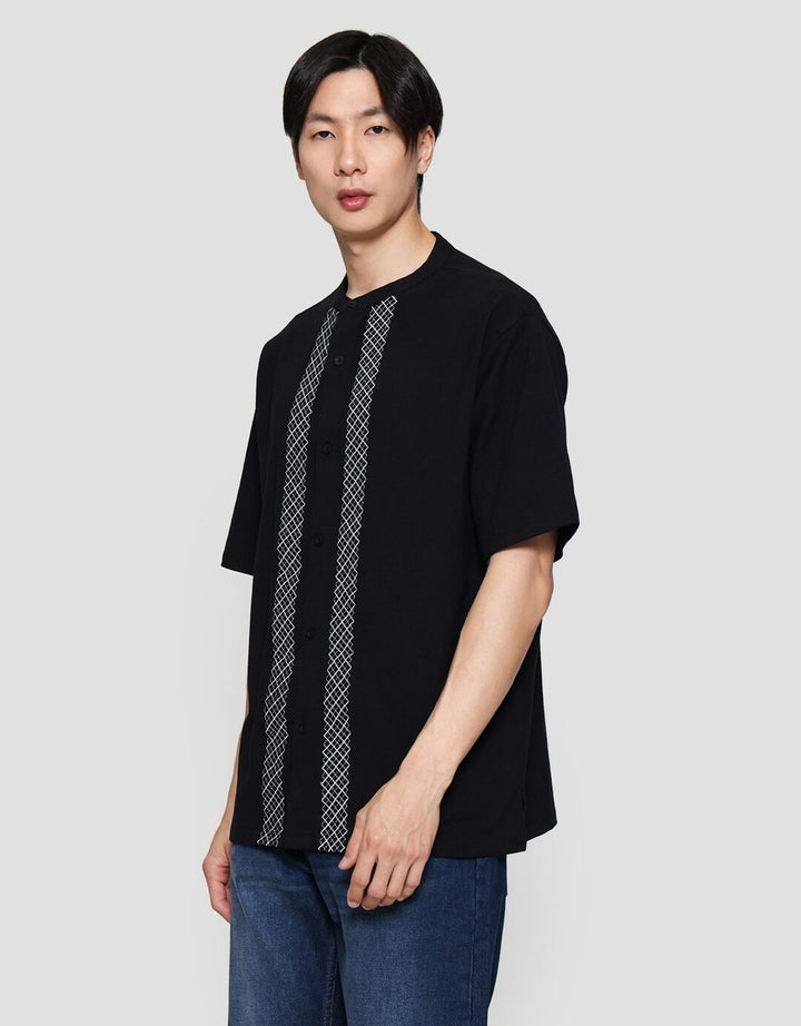 Aos Texture Embro Baju Koko Pria